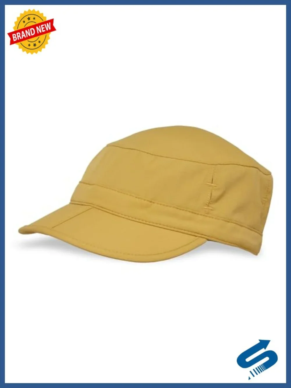 UPF 50+ Sun Hat with Wicking Sweatband, Clamshell Foldable Brim